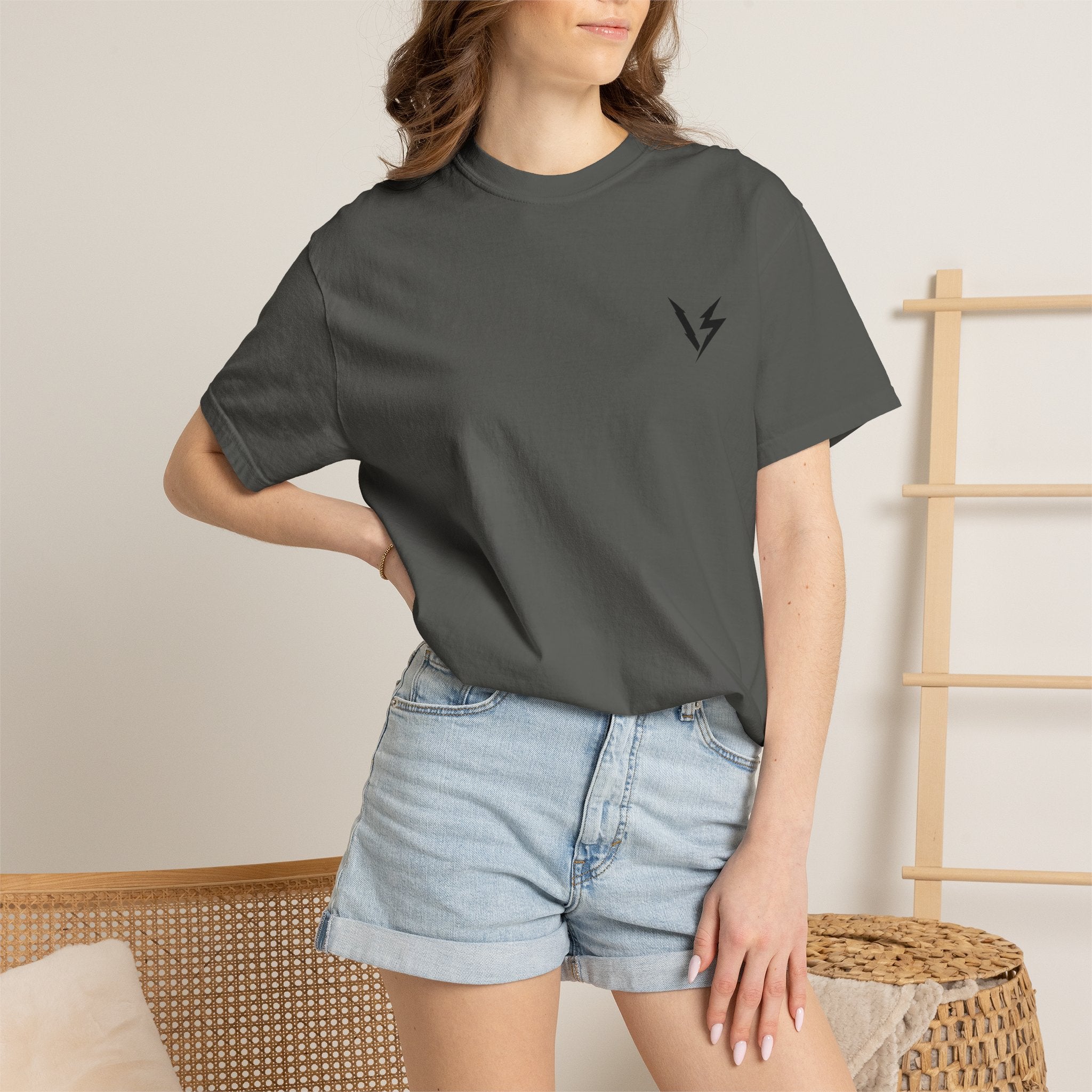 Vantage Lightning Logo T-Shirt — Graphic Streetwear Tee