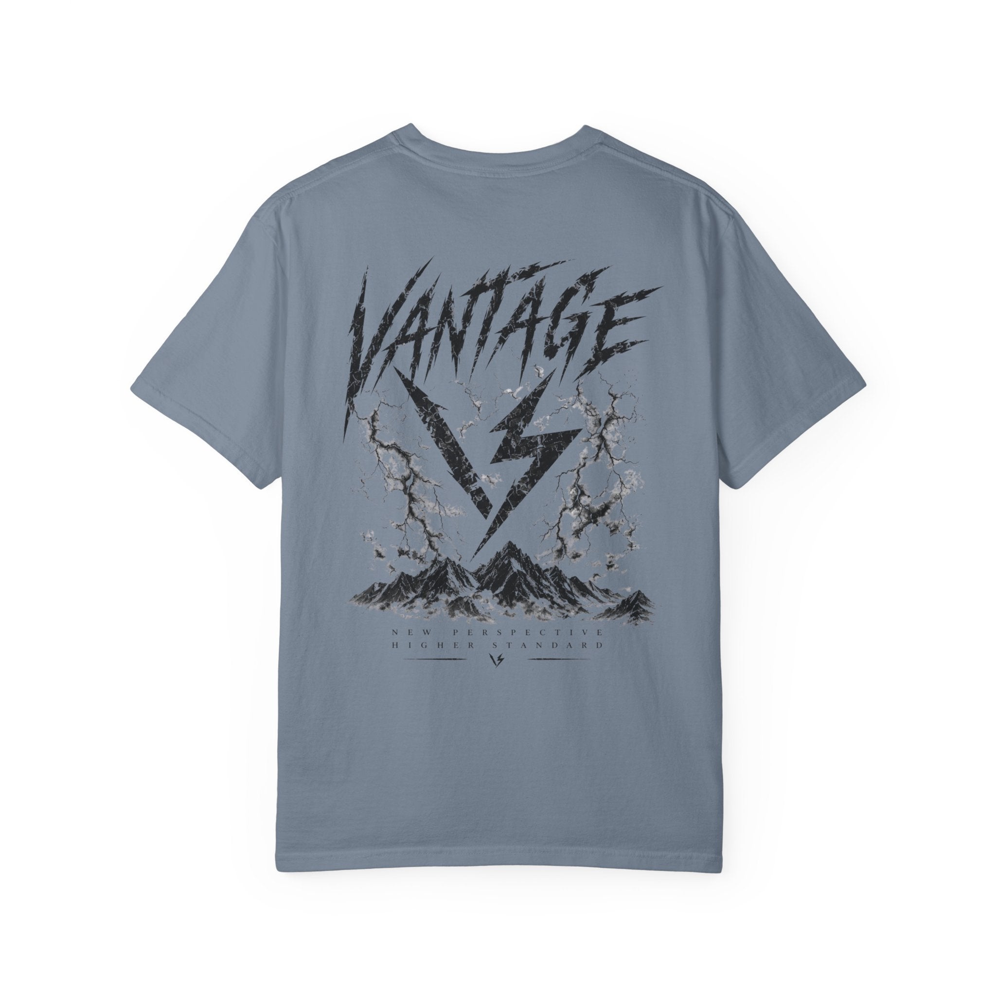 Vantage Lightning Logo T-Shirt — Graphic Streetwear Tee