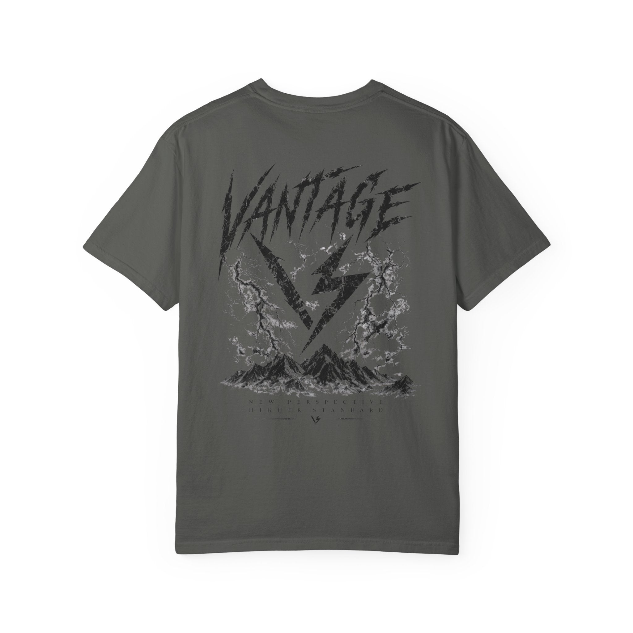 Vantage Lightning Logo T-Shirt — Graphic Streetwear Tee
