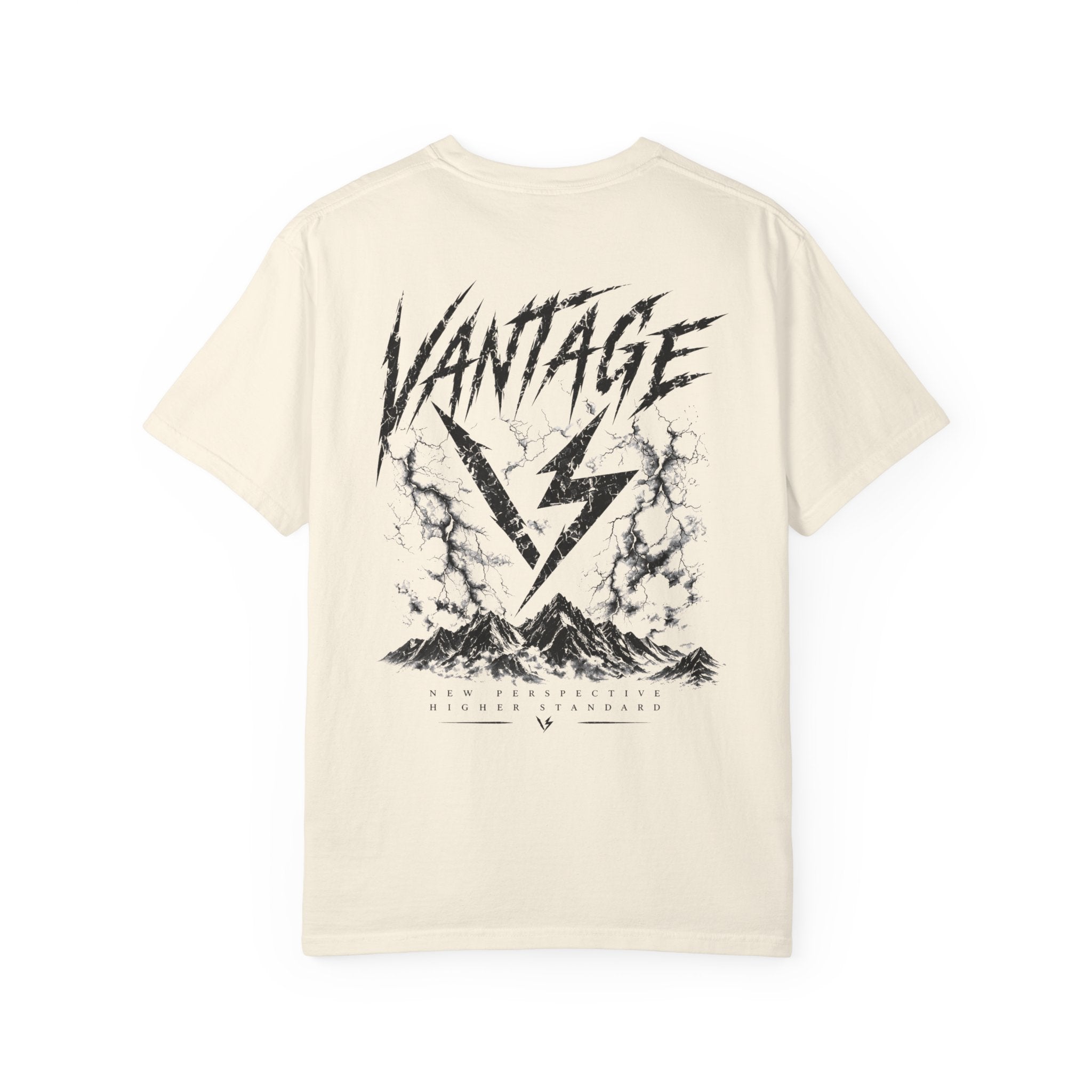 Vantage Lightning Logo T-Shirt — Graphic Streetwear Tee