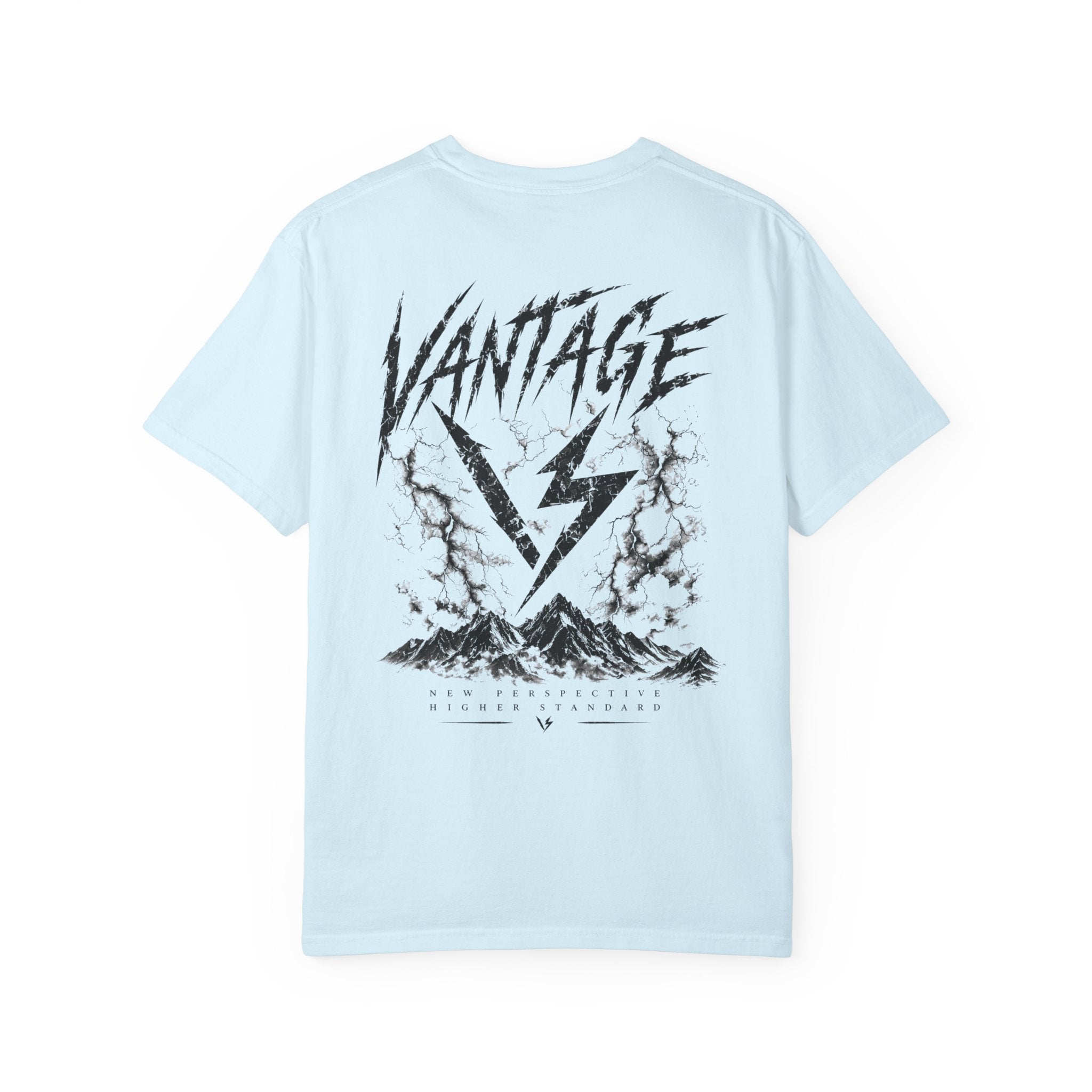 Vantage Lightning Logo T-Shirt — Graphic Streetwear Tee