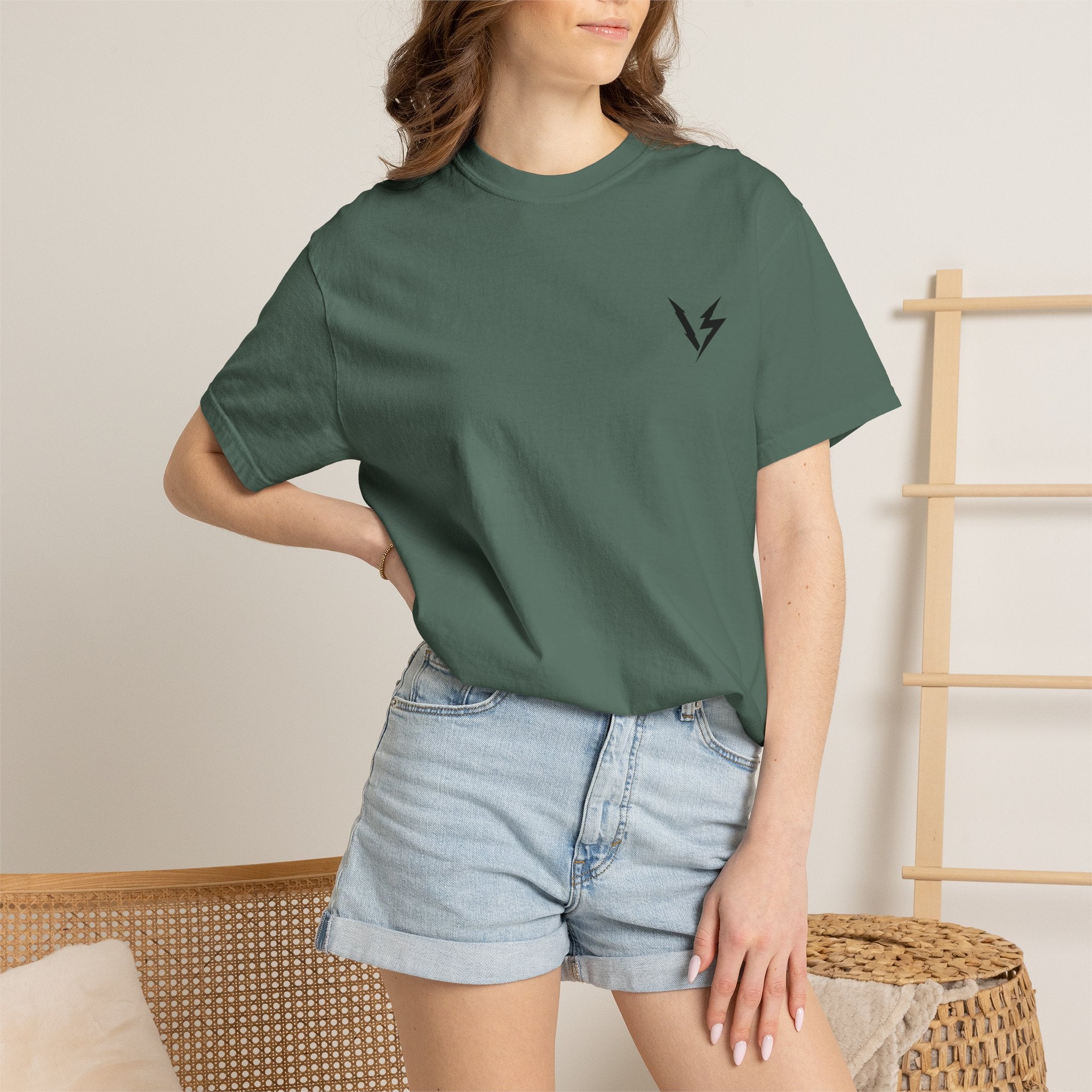 Vantage Lightning Logo T-Shirt — Graphic Streetwear Tee