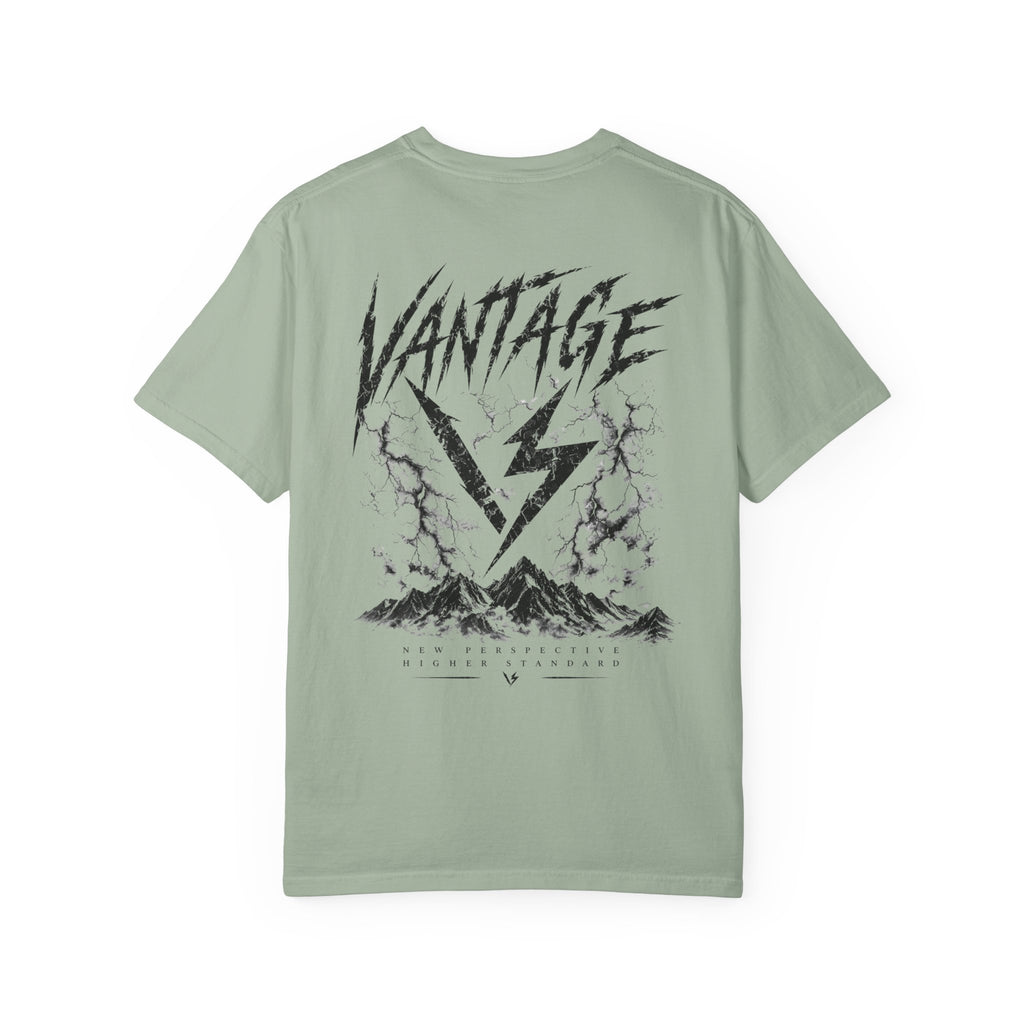 Vantage Lightning Logo T-Shirt — Graphic Streetwear Tee