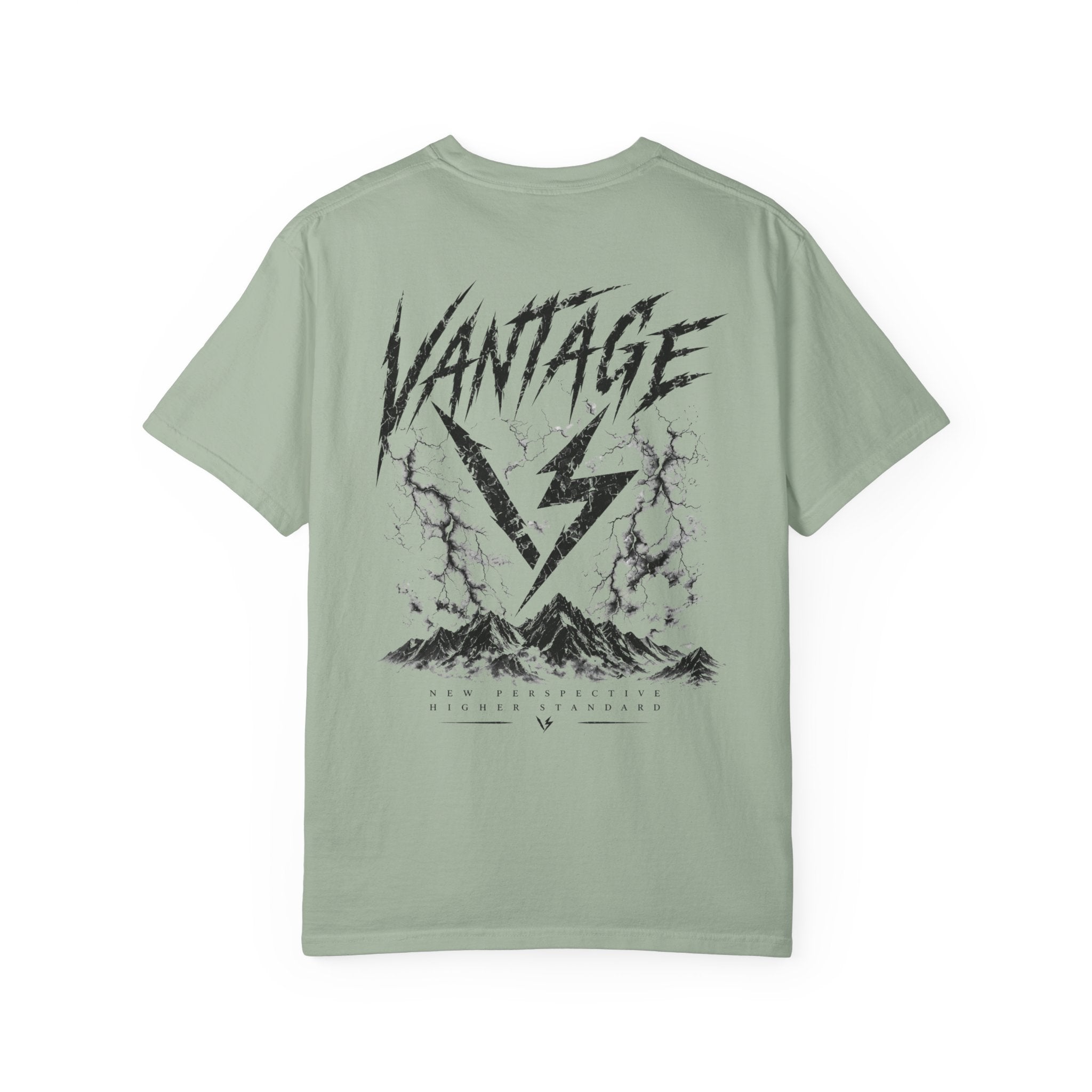 Vantage Lightning Logo T-Shirt — Graphic Streetwear Tee