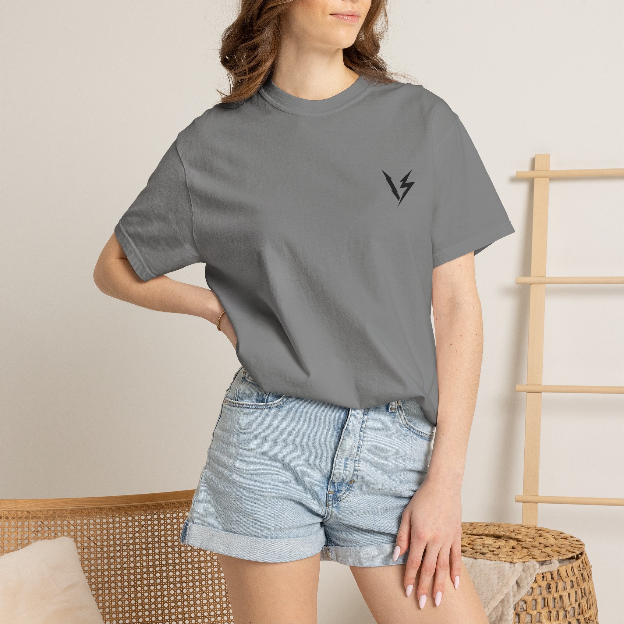 Vantage Lightning Logo T-Shirt — Graphic Streetwear Tee