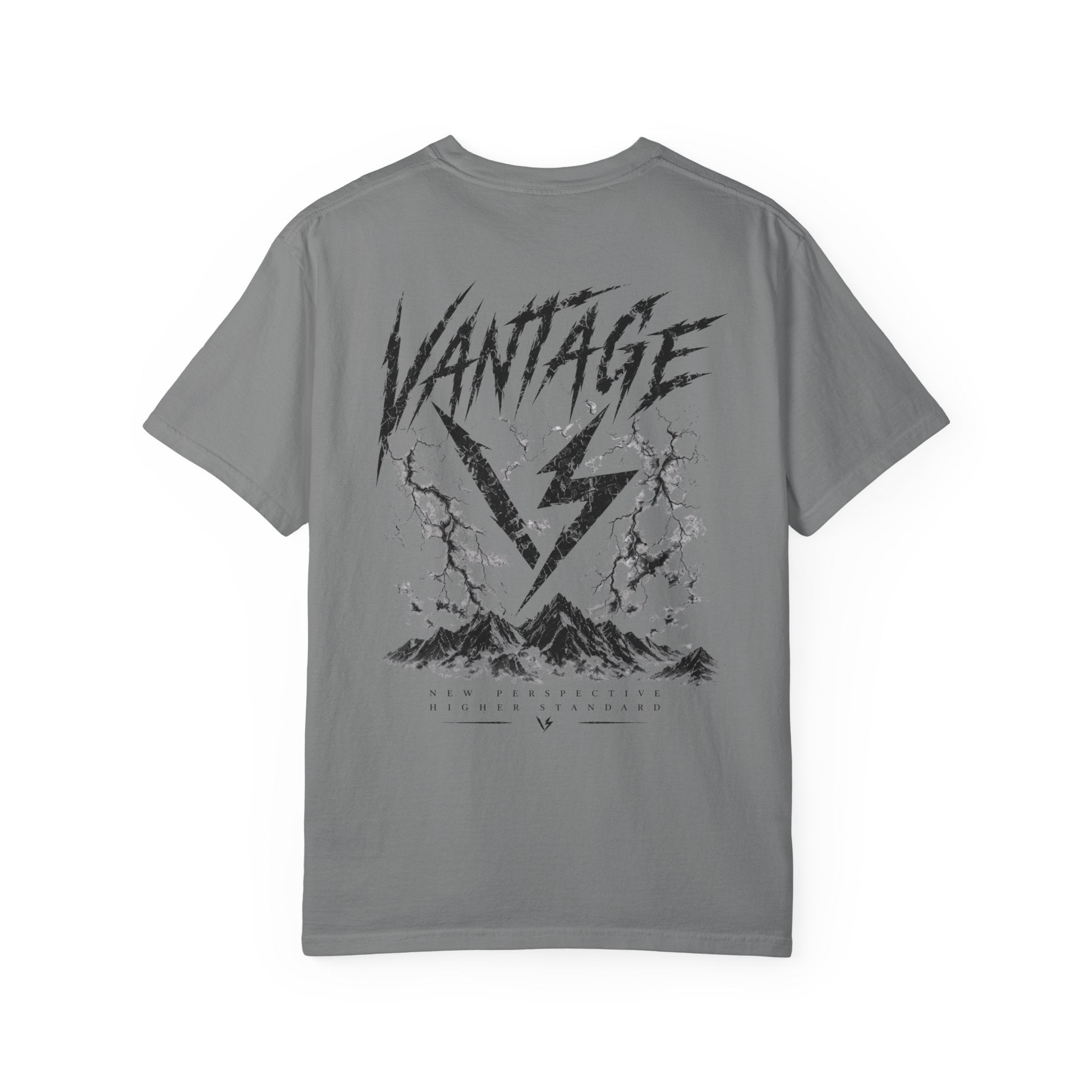 Vantage Lightning Logo T-Shirt — Graphic Streetwear Tee