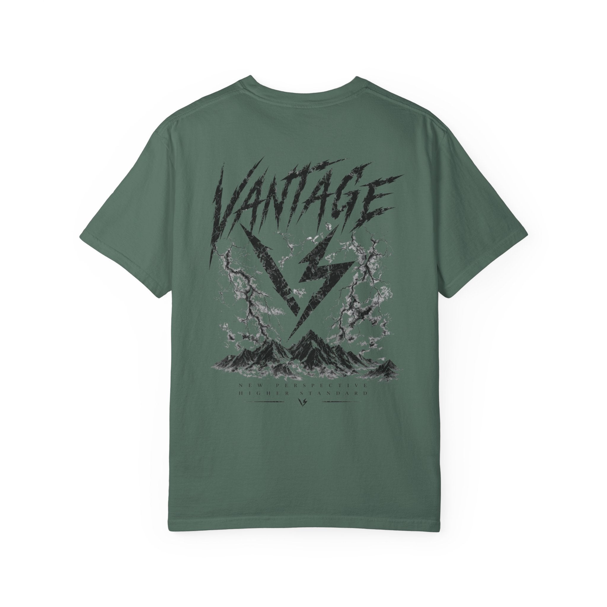 Vantage Lightning Logo T-Shirt — Graphic Streetwear Tee
