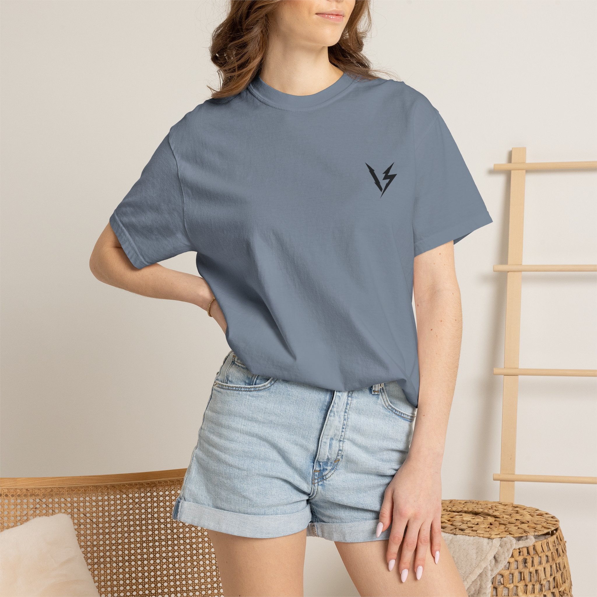 Vantage Lightning Logo T-Shirt — Graphic Streetwear Tee